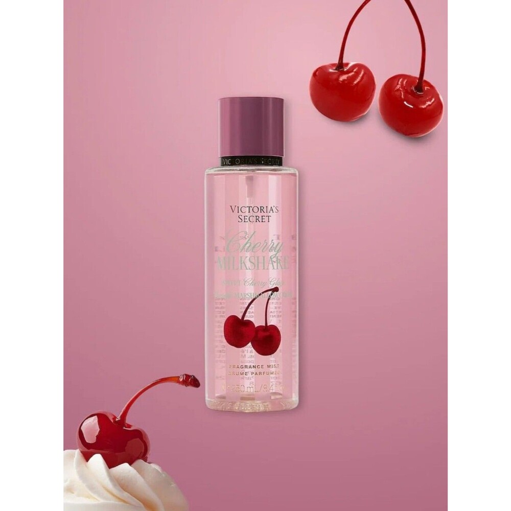 Victoria's Secret Cherry Milkshake Fragrance Body Mist 8oz NEW Rare